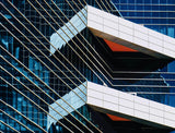 Reflections in glass - Herzliya Poster och Canvastavla