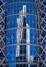 Skyscraper within a skyscraper Poster och Canvastavla