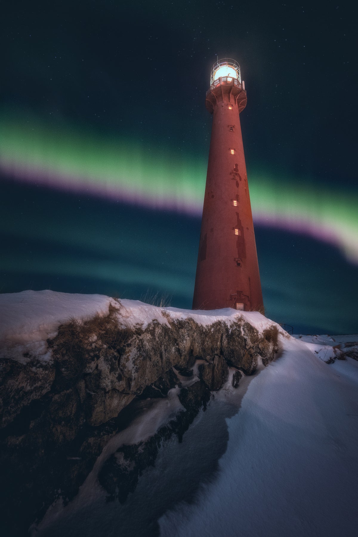 Light curtains Poster och Canvastavla