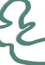 Road Green Poster och Canvastavla