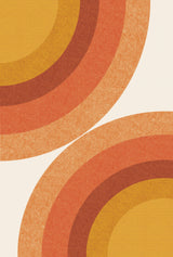 Retro Shapes Poster och Canvastavla