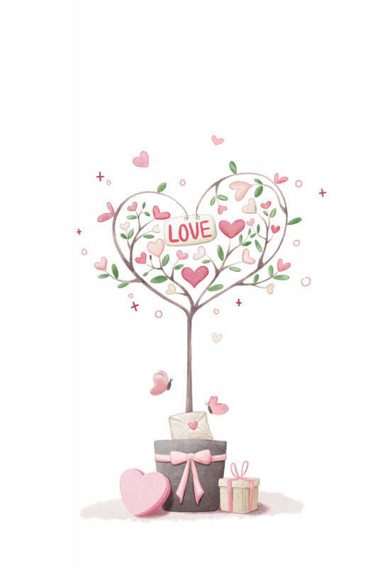 Love Tree Poster och Canvastavla