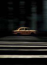 The vintage taxi Poster och Canvastavla