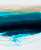 Teal Wave 2 Poster och Canvastavla