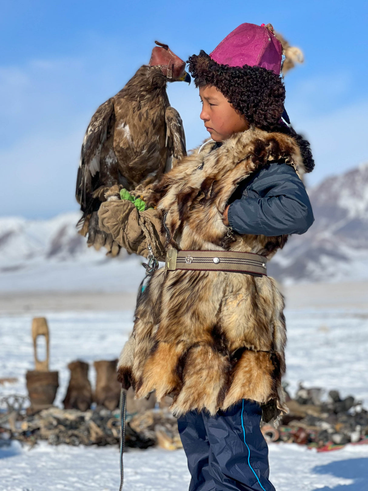 young eagle hunter Poster och Canvastavla