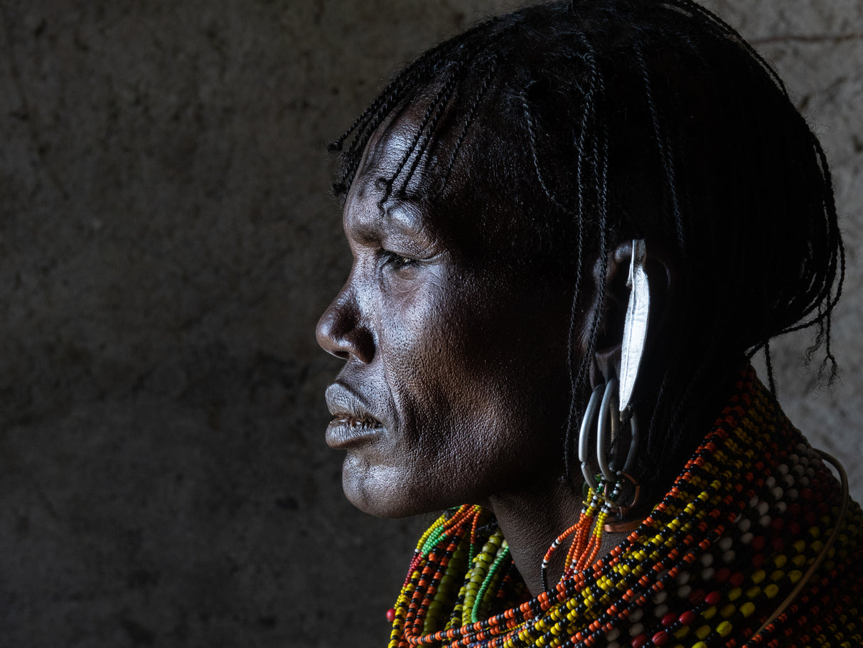 Turkana woman Poster och Canvastavla