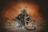 Warrior Mursi Warrior Poster och Canvastavla