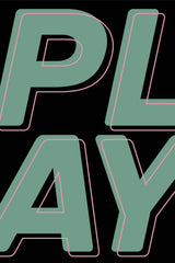 Play Poster och Canvastavla