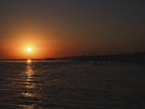 amazing sea view at sunset Poster och Canvastavla