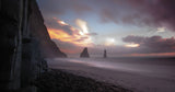 The Black  Sand Beach Poster och Canvastavla