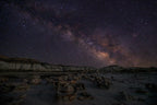 Milky Way at the Cracked Eggs Field Poster och Canvastavla