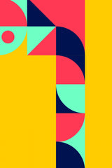 Bold Bauhaus Series #1 Poster och Canvastavla