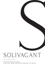 Solivagant definition typography art Poster och Canvastavla
