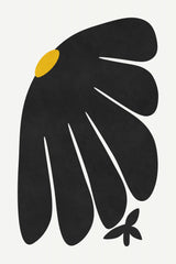 Black Daisy Poster och Canvastavla