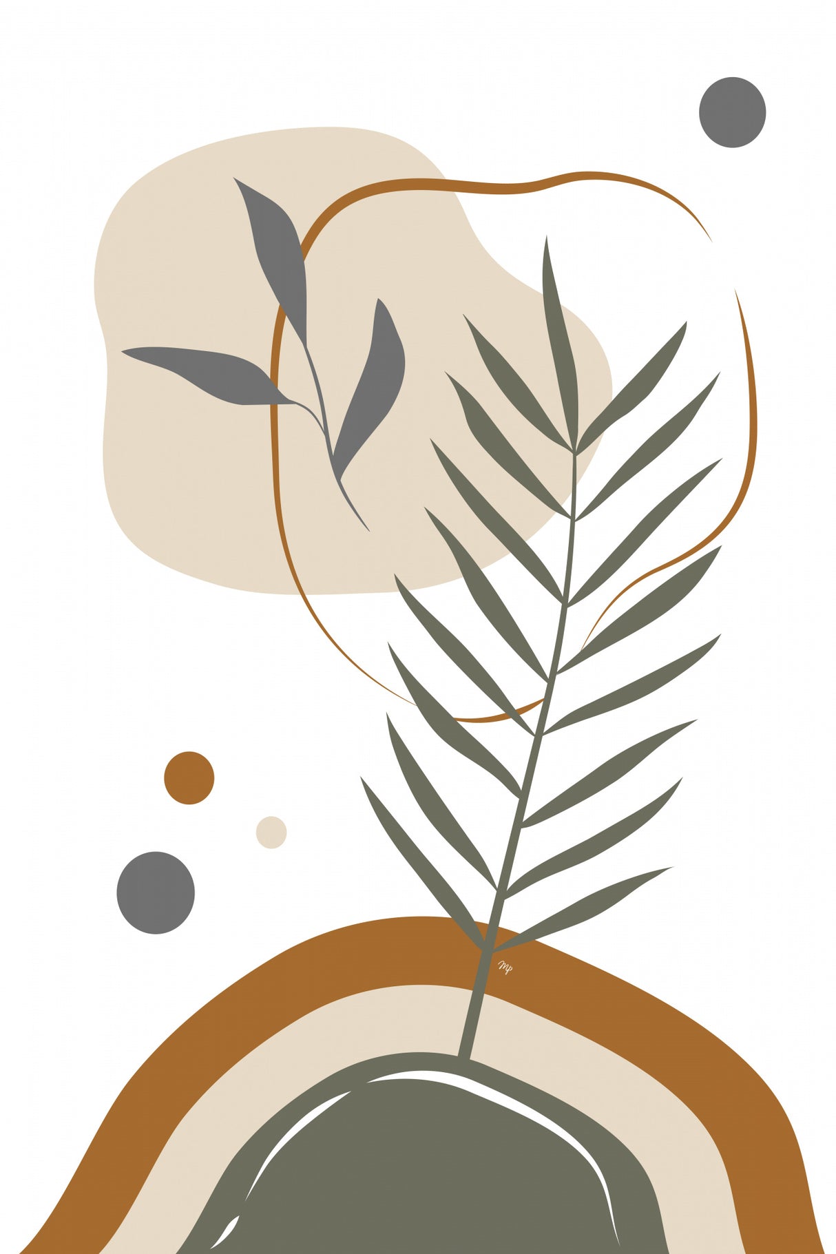 Planting Poster och Canvastavla