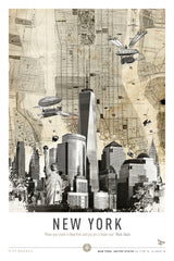 New York (City Breaks) Poster och Canvastavla