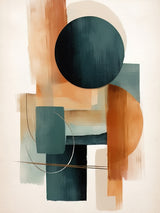 Abstract 15 Poster och Canvastavla