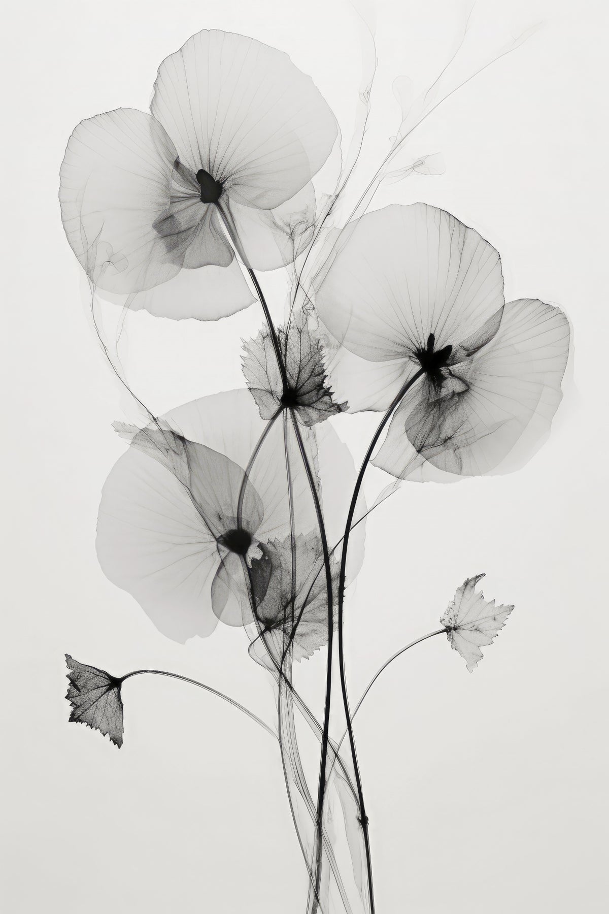 Transparent Botanic No1 Poster och Canvastavla