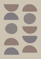 Organic Shapes 02 Poster och Canvastavla
