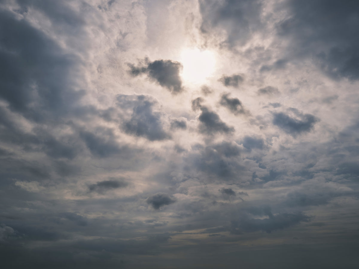 cloudy weather and sky background Poster och Canvastavla