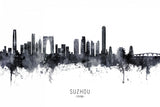 Suzhou China Skyline Poster och Canvastavla