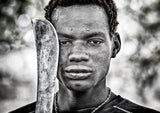 Mundari tribe man - South Sudan Poster och Canvastavla