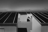 Beach cabin roofs Poster och Canvastavla