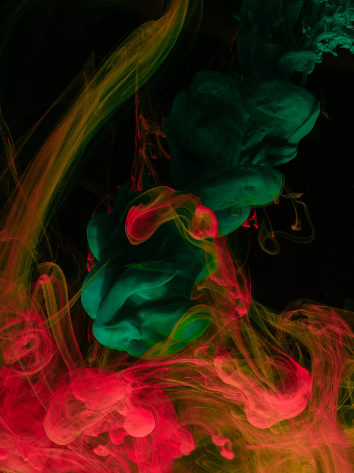 ink in water Poster och Canvastavla