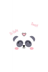Kawaii Panda Poster och Canvastavla