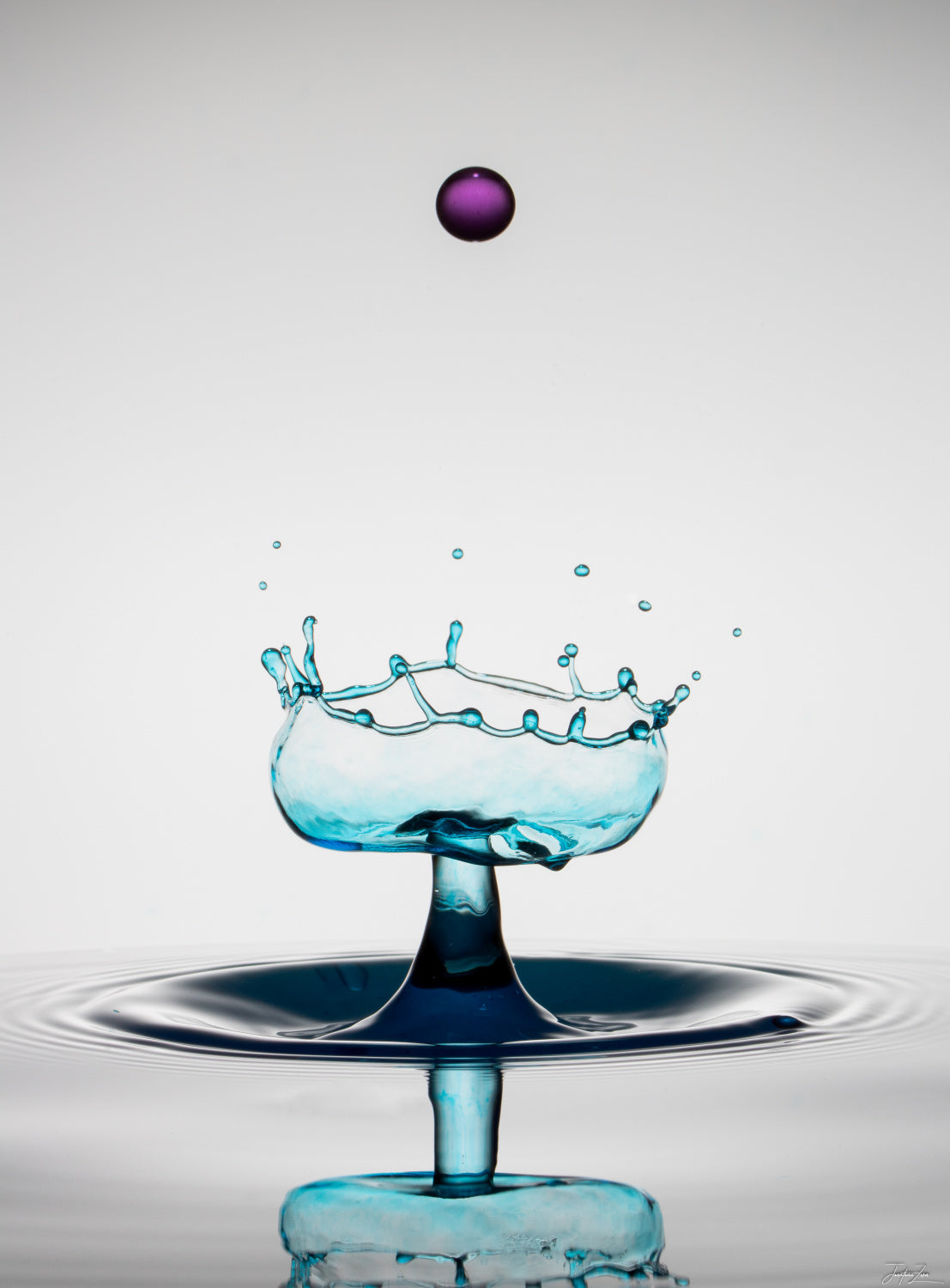 Wassertropfen Art Poster och Canvastavla