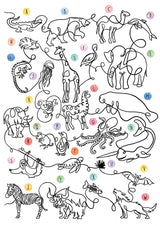 The Animal Alphabet Poster och Canvastavla