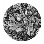 Journey Blooms &amp; Crown Black &amp; White Poster och Canvastavla