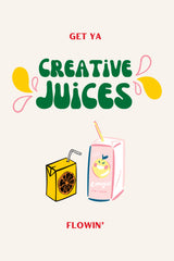 Creative Juices Print Poster och Canvastavla