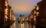 Hamburg Hafen  City Poster och Canvastavla