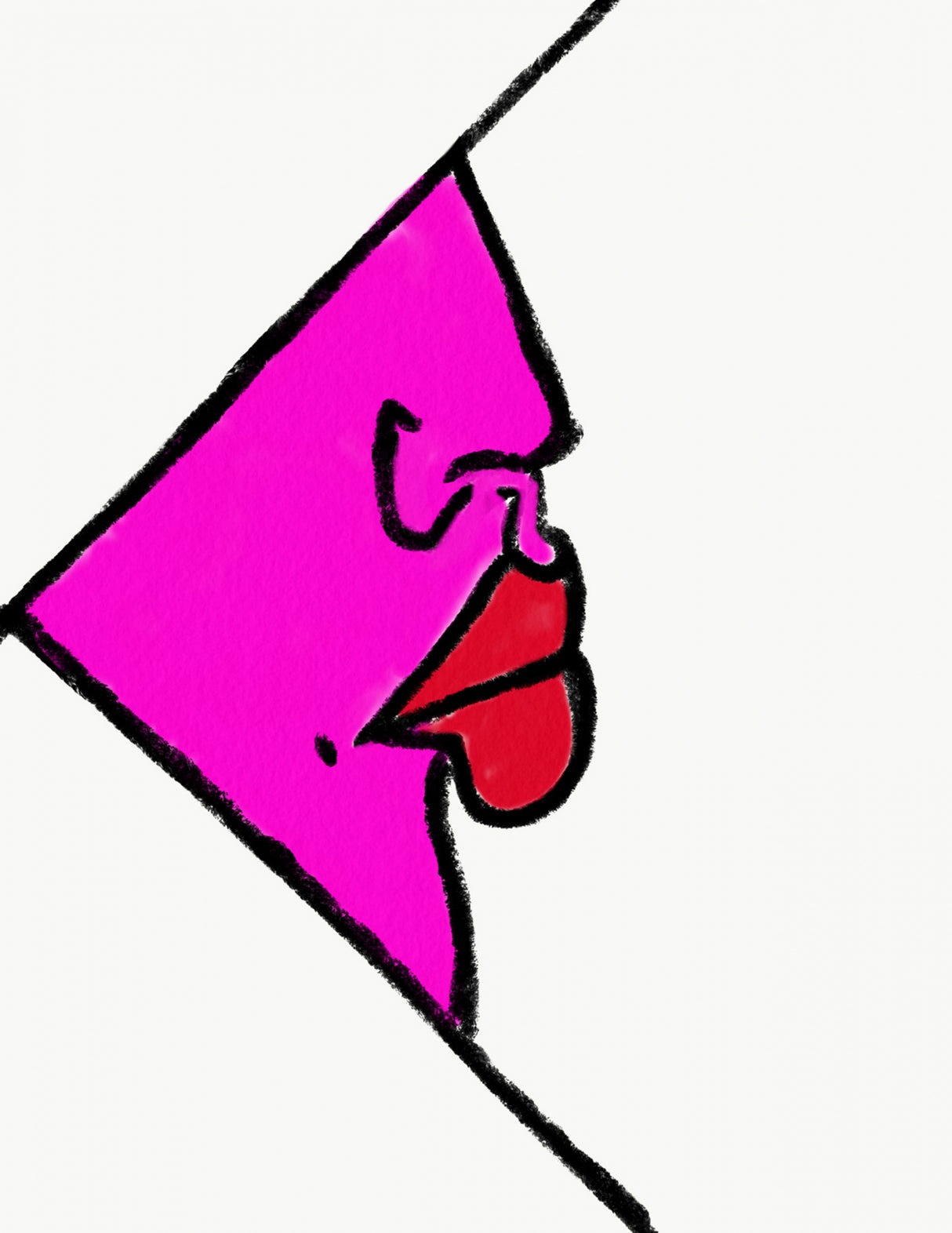 Pinker Poster och Canvastavla
