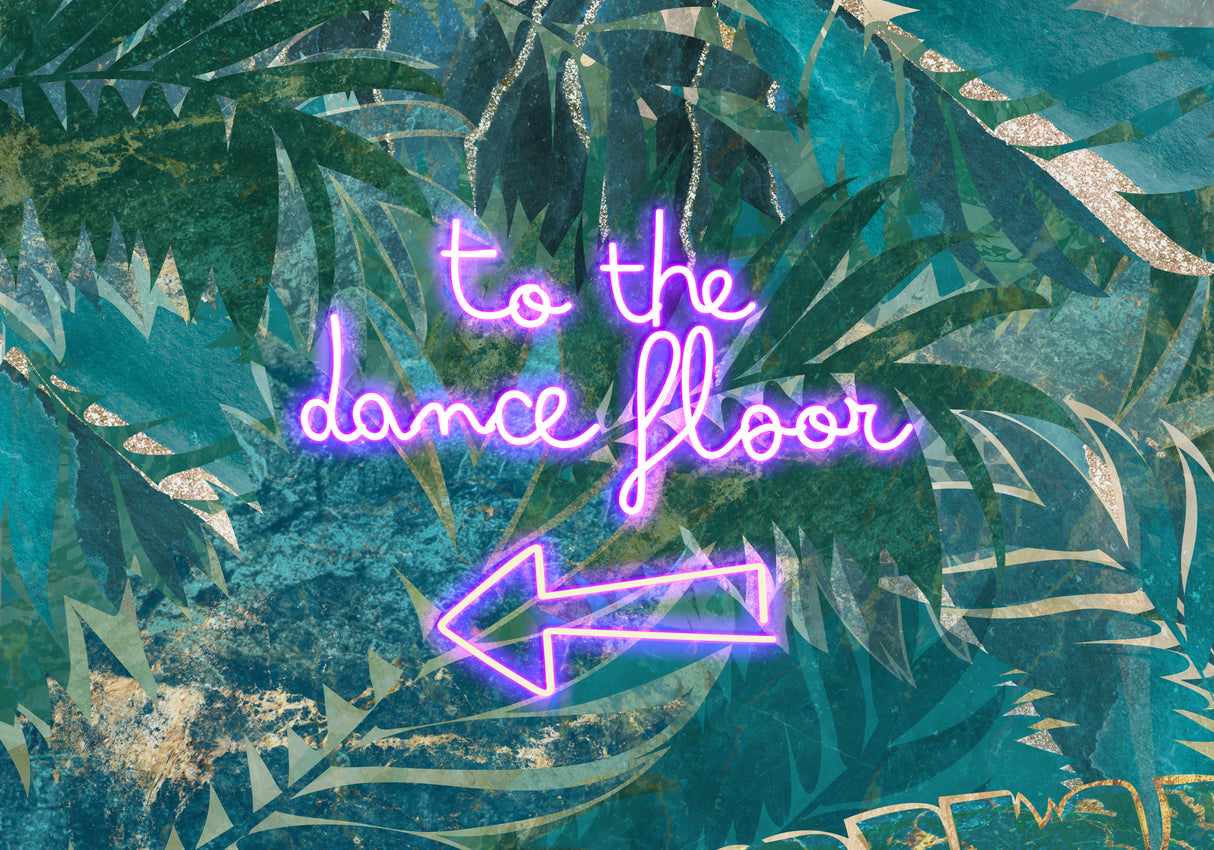 To the Dance Floor Left Landscape Poster och Canvastavla