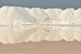 Salt flats in Sanlúcar de Barrameda, Cádiz, España Poster och Canvastavla