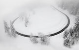 Road in the winter Poster och Canvastavla