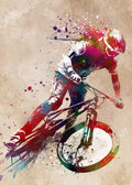 BMX sport art 31 Poster och Canvastavla