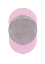 Gray Pink Circles Poster och Canvastavla