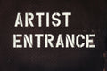 Artist Entrance Poster och Canvastavla