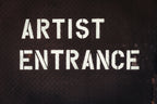 Artist Entrance Poster och Canvastavla