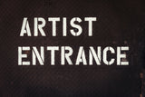 Artist Entrance Poster och Canvastavla