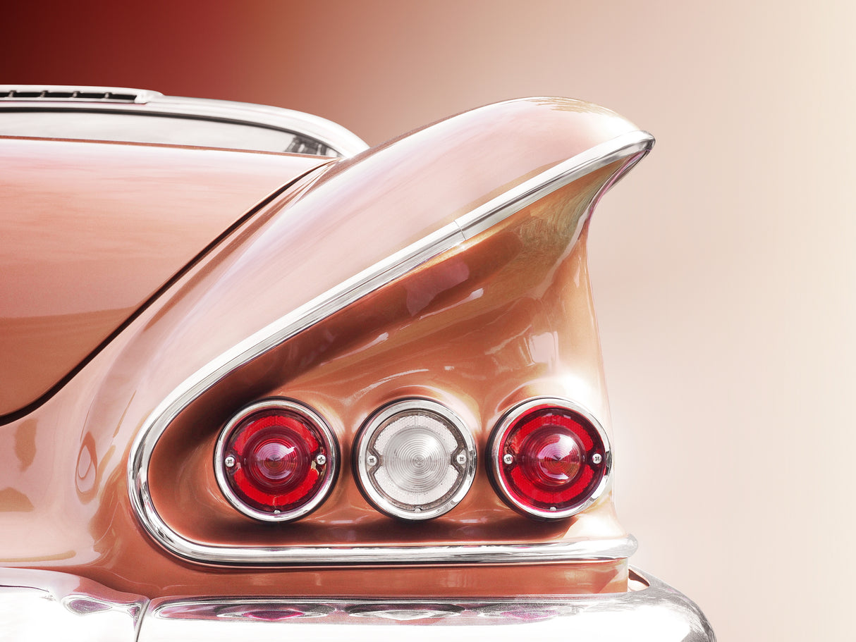 American classic car Impala 1958 Sport Coupe Poster och Canvastavla
