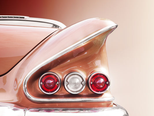 American classic car Impala 1958 Sport Coupe Poster och Canvastavla