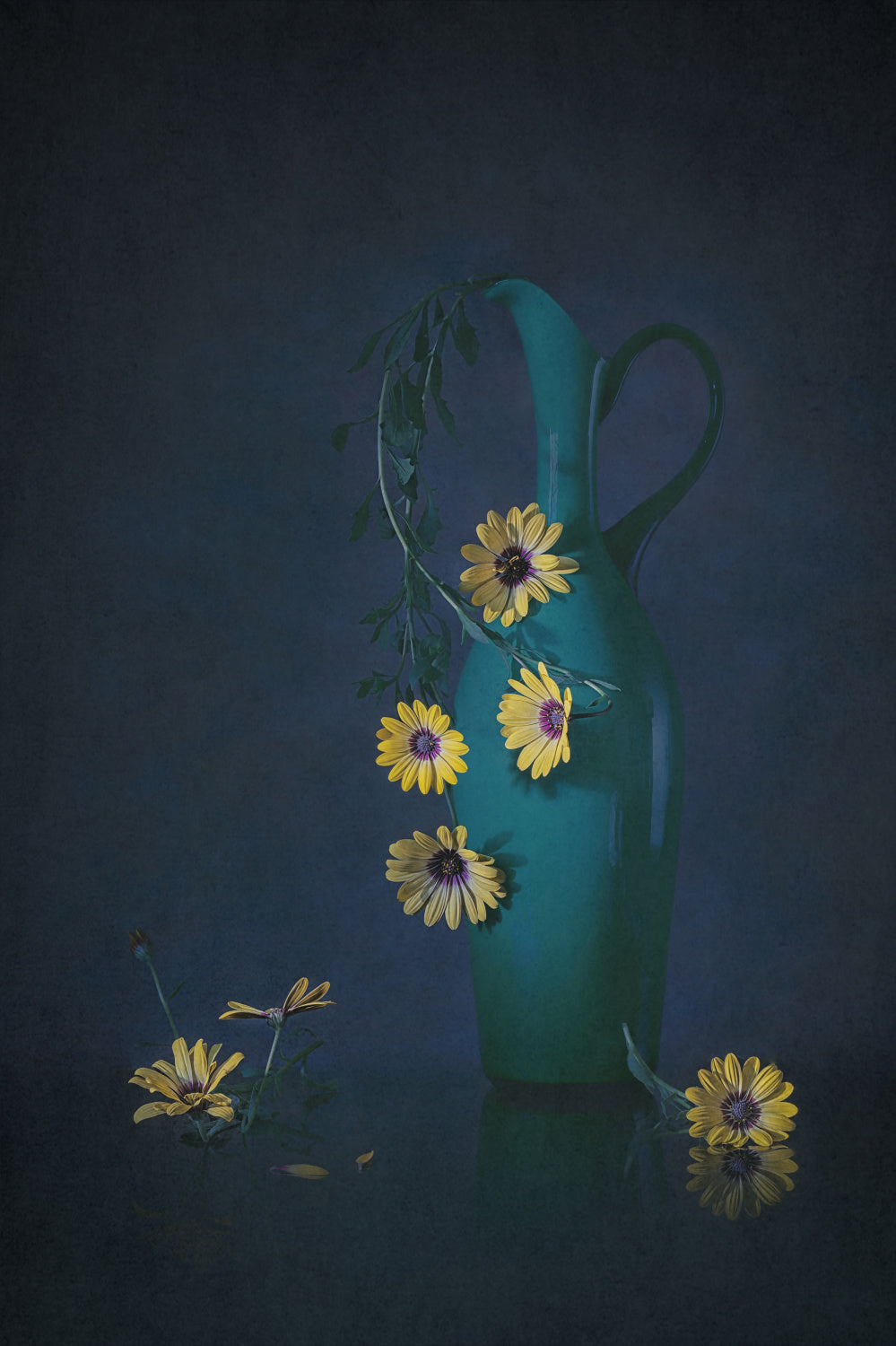 Yellow Daisies Poster och Canvastavla