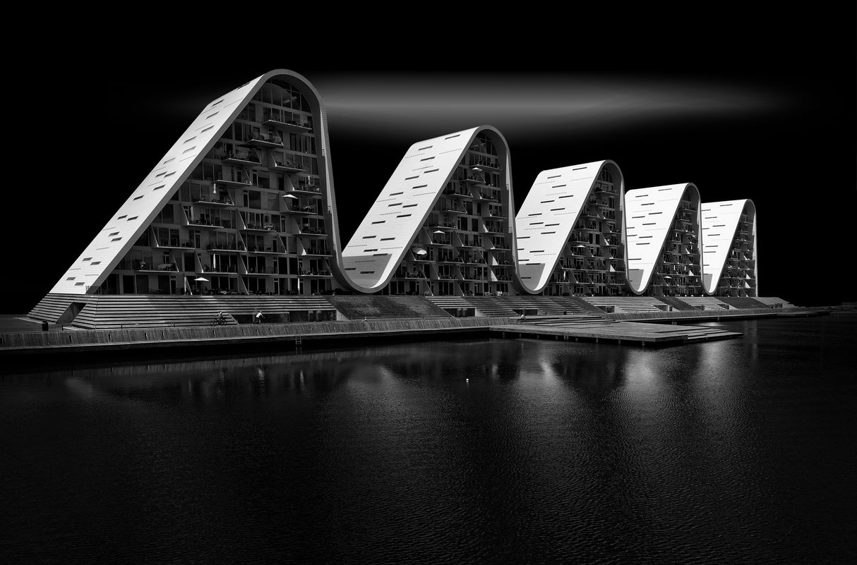 The architect makes the wave Poster och Canvastavla