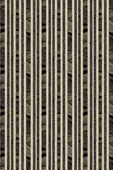 Beige Striped Pattern Poster och Canvastavla