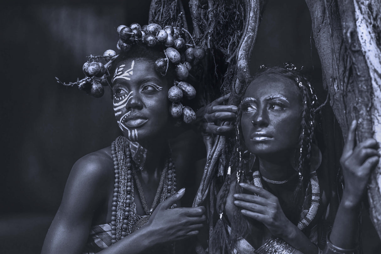 African’s woman tribe Poster och Canvastavla