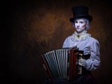 The Victorian Harmonica Puppet Poster och Canvastavla